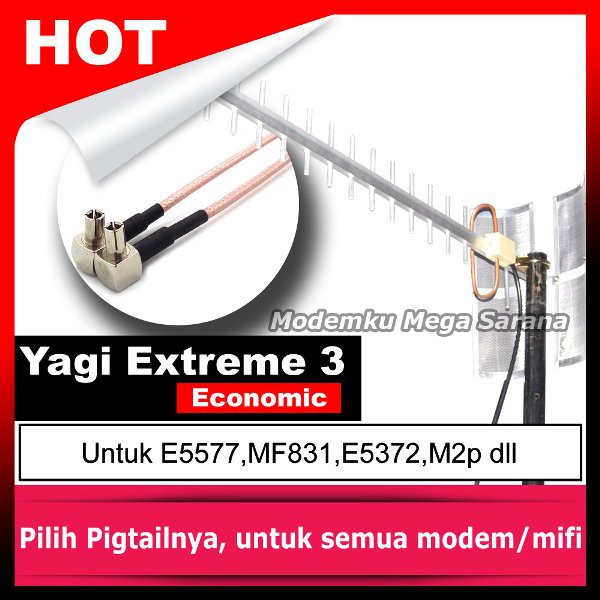 Antena Penguat Sinyal Modem Huawei E8372 4G LTE E8372h-153 E8372h-607 E8372h-608 E8372h-517 Yagi