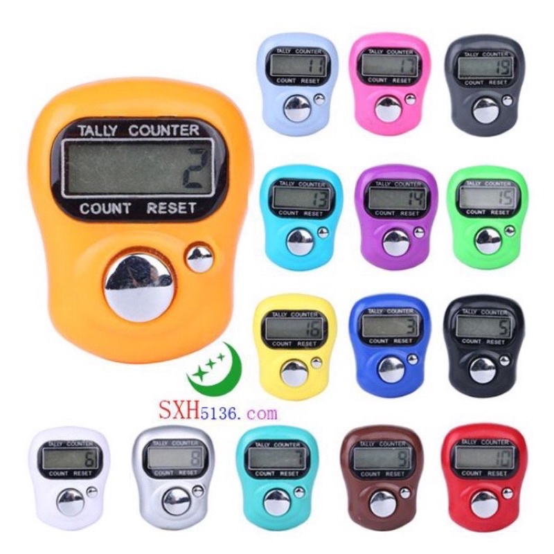 Tasbih Digital Mini Finger Tally Counter | Alat hitung elektronik | Tasbeh cincin Jari