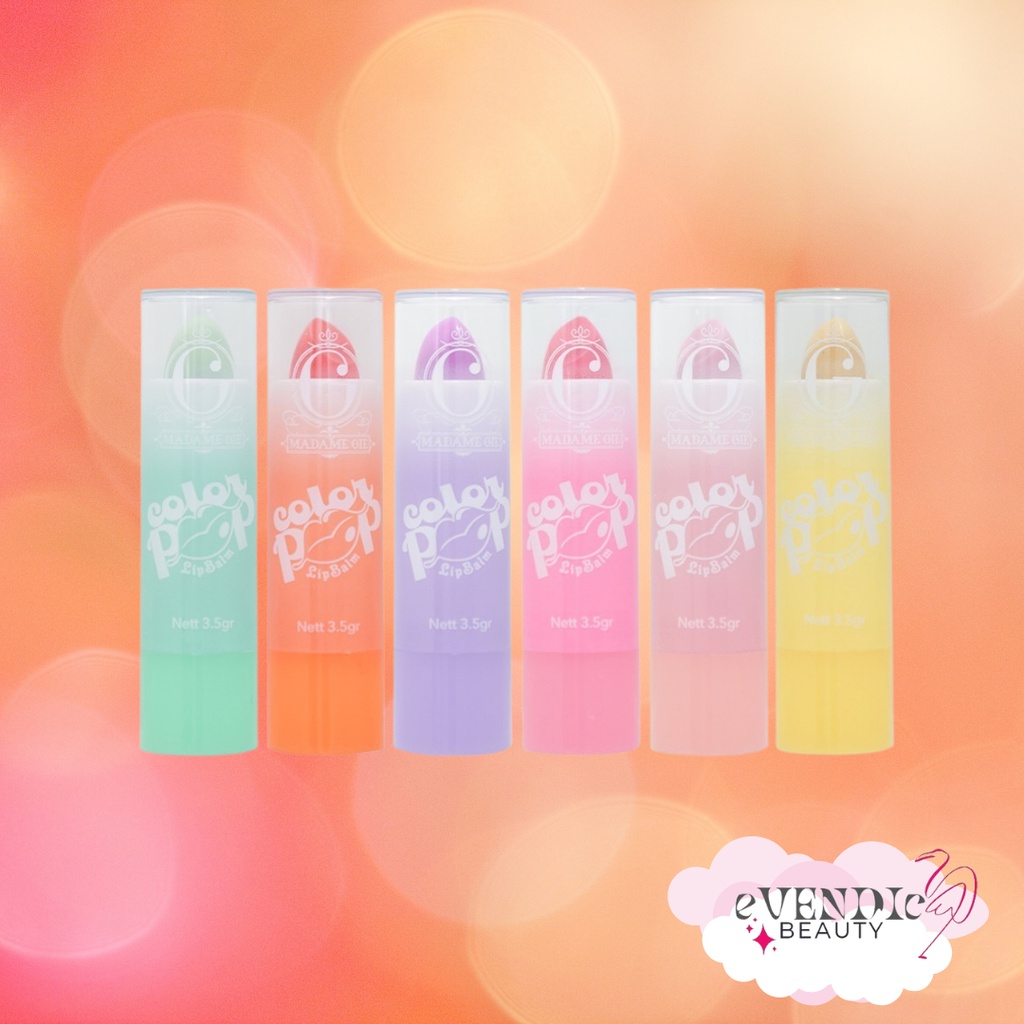 MADAME GIE LIP BALM COLOR POP BARU