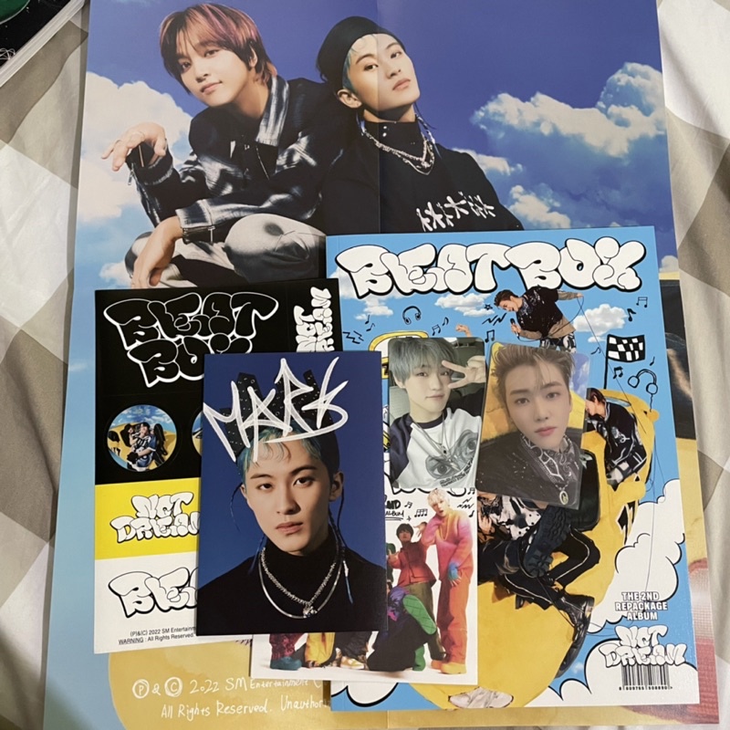 official unsealed album beatbox nct dream new school young star photocard benefit kpopmerch mark jae