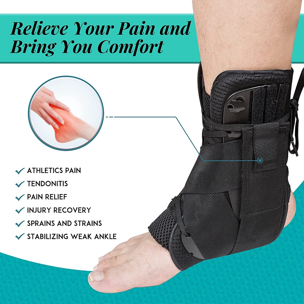 Ankle Brace / Deker Ankle / Penyanggan Ankle / Ankle Support / Alat Terapi / Kesehatan / Olahraga