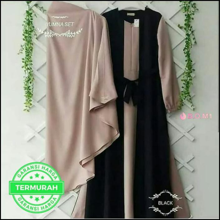 Promo Yumna Syar'I - Gamis Set Syarii / Baju Gaun Muslim/Dress Hijab Modern