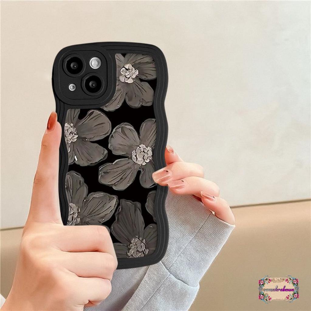 SS820 CASE SILIKON CASING OIL PAINTING FLOWER FOR IPHONE 6 6+ 7 8 7 PLUS 8 PLUS X XS XR XS MAX 11 12 13 14 MAX 14 PROMAX SB5426