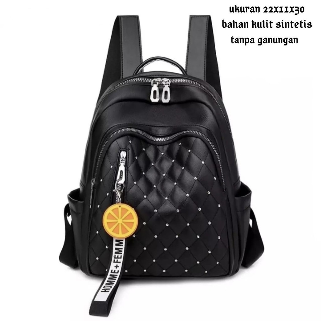 Tas Ransel Perempuan Tas Ransel Lemon Backpack Multifungsi