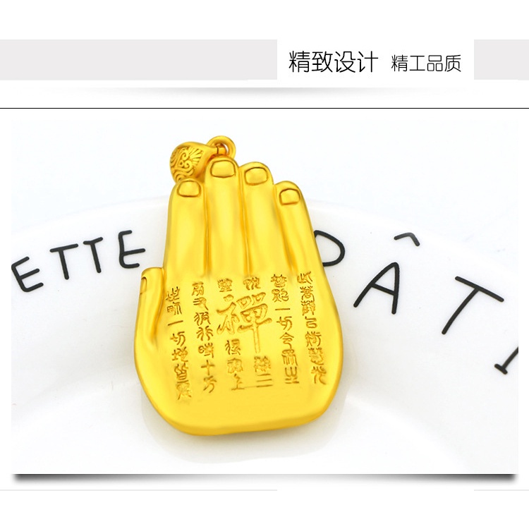 Liontin Lapis Emas Asli Kadar 375 Desain Buddha Untuk Pria Dan Wanita