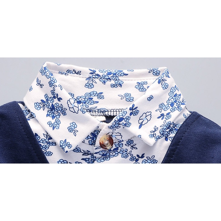 Setelan anak laki laki / Setelan jas lengan panjang + celana panjang bahan cotton 100% import  fahsion style - usia 1-5th-5