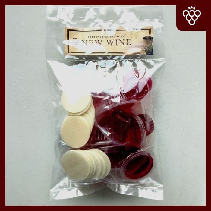 

Minuman Upacara Gereja Cup + Hosti - Isi 10 New Wine