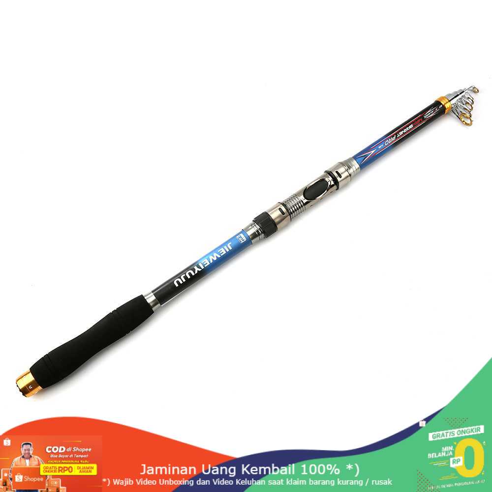 (BISA COD) RVOSTR JIEWEIYUJU Joran Pancing Portable Telescopic Epoxy Resin