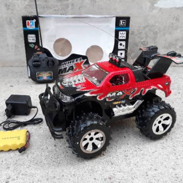 RC CAR JEEP MONSTER BATRE CAS - MAINAN REMOTE CONTROL MOBIL RADIO ANAK