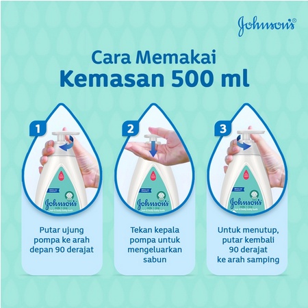 JOHNSON'S Milk &amp; Rice Bath 500ml JOHNSON Sabun dan Shampoo 400ml refill