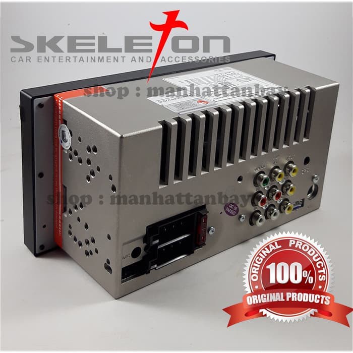 Head Unit Sigra Double Din TV Mobil Plug And Play Skeleton SKT-8197T