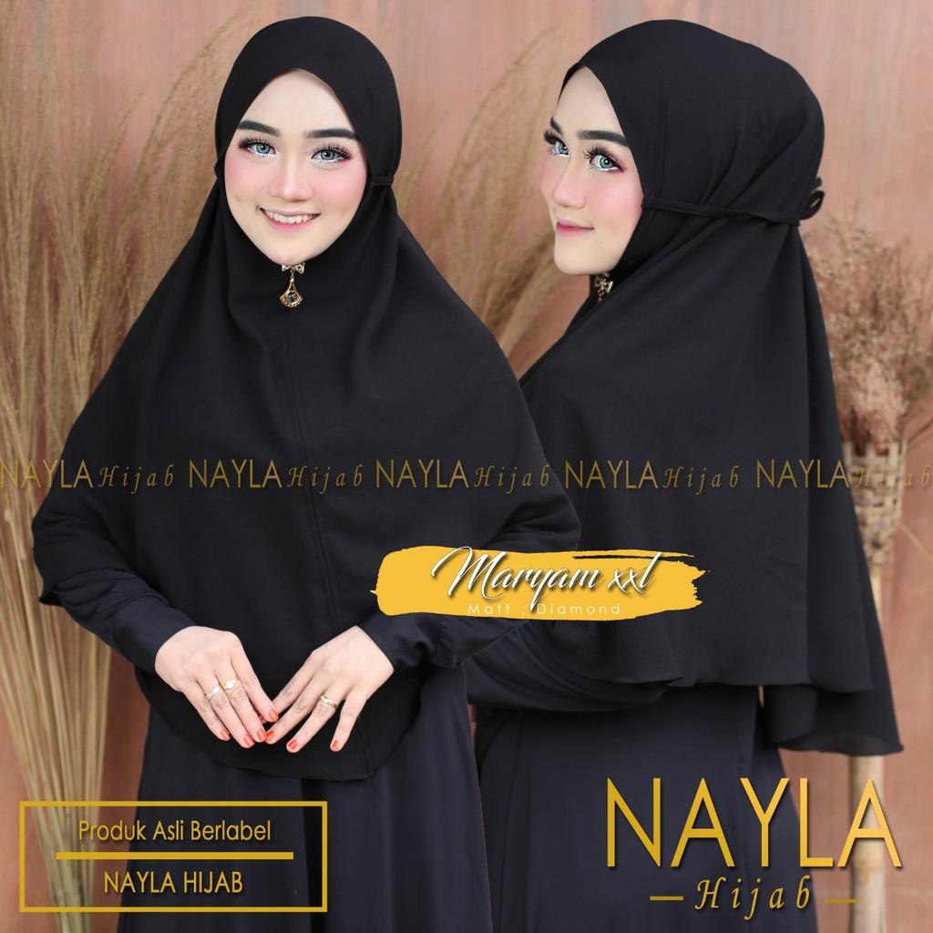 BERGO MARYAM JUMBO XXL/HIJAB SIMPLE ORIGINAL NAYLA HIJAB-6
