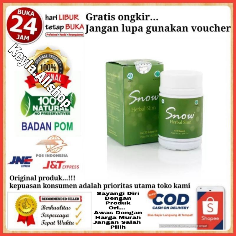 [ORIGINAL] HSC Herbal Slim Capsule Obat Pelangsing Herbal 60 Capsule