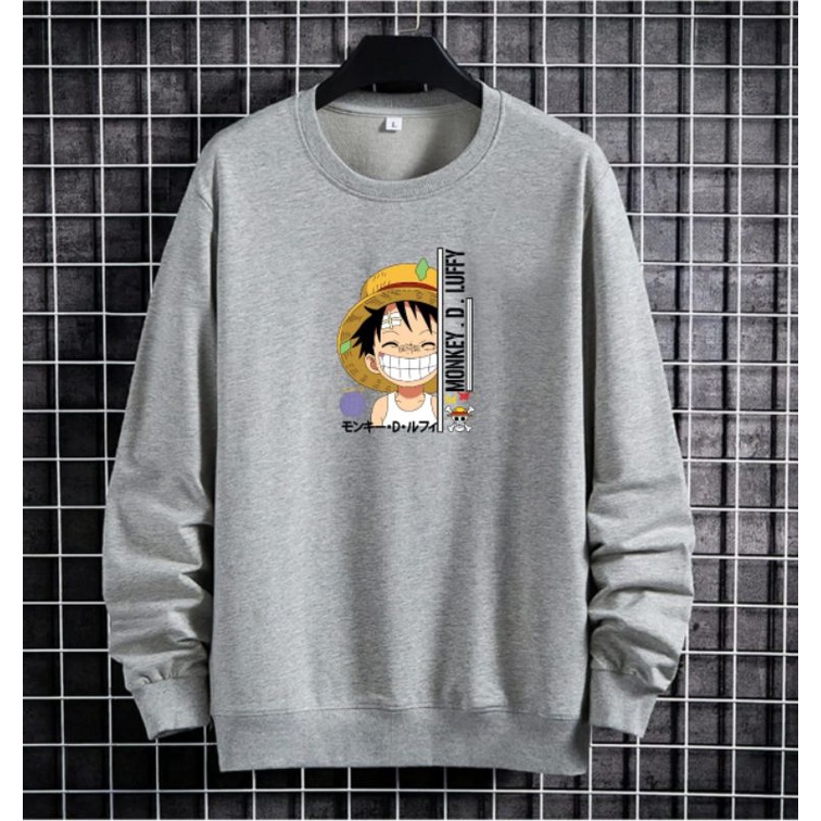 COD/DS/BAJU SWEATER LUFFY NYENGIR (M-L-XL)