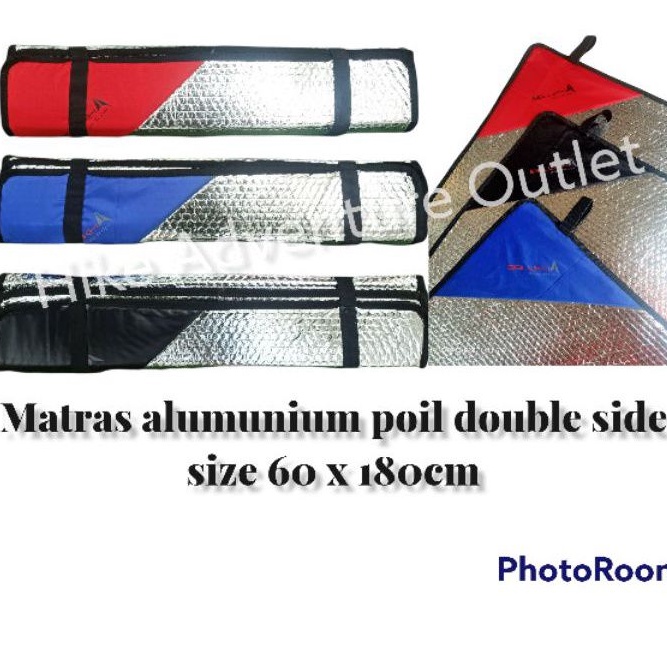 matras alumunium foil double slide bubble