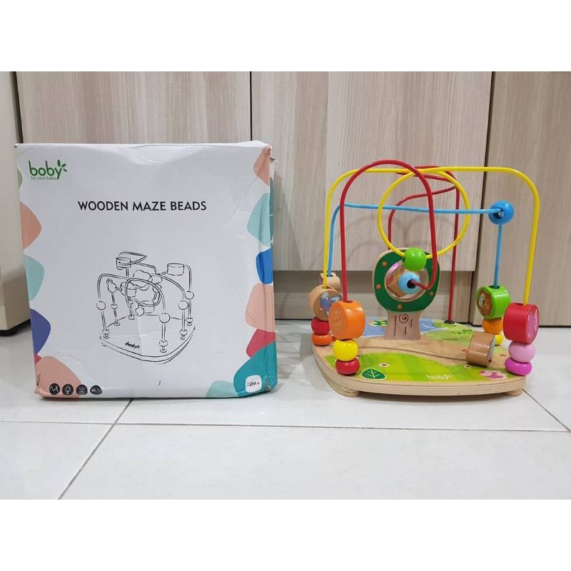 Boby Wooden Maze Bead