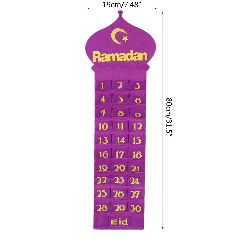 Wer Kalender Hitung Mundur 30 Angka Bahan Felt Untuk Dekorasi Ramadhan Idul Fitri Shopee Indonesia