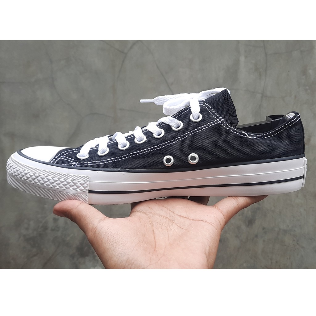 Sepatu Converse Low Basic Black Original
