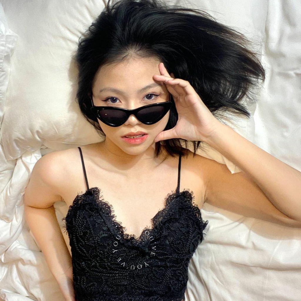 You've Tank Top Tanktop Wanita Singlet Bralette Crop Top Spaghetti Strap Sport Bra 100046-1