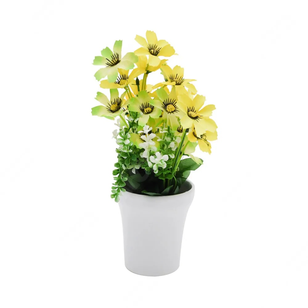 ACE Arthome 36 Cm Bunga Artifisial Persia Daisy - Kuning SKU 10180731