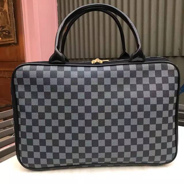 KOPER MOTIF LV DAMIER HITAM