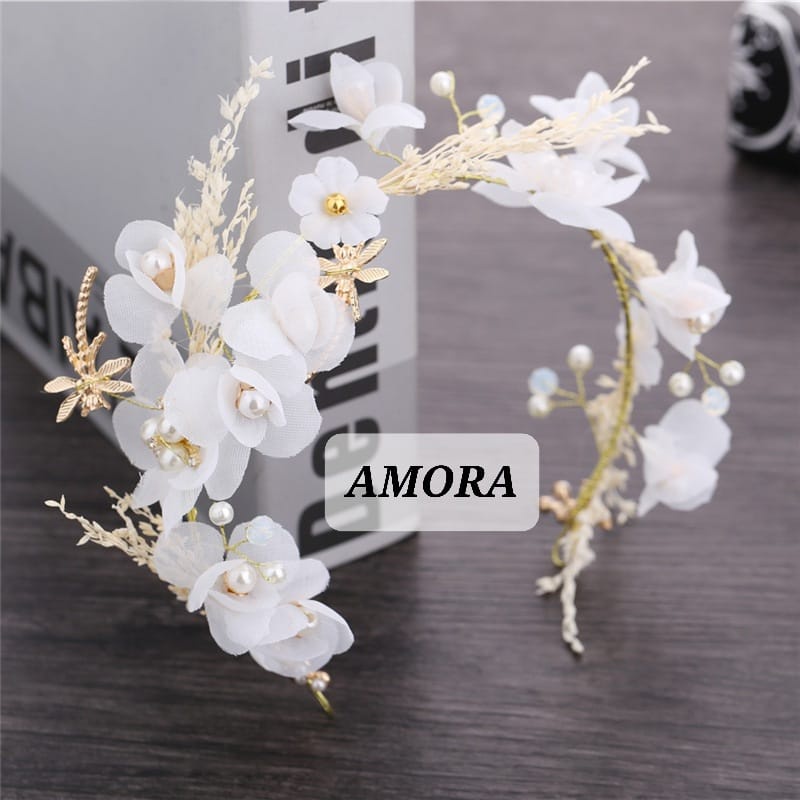 TIARA PREMIUM MAHKOTA ANAK PRINCESS KOREA IMPORT AKSESORIS RAMBUT FLOWER GIRL PESTA IMPOR