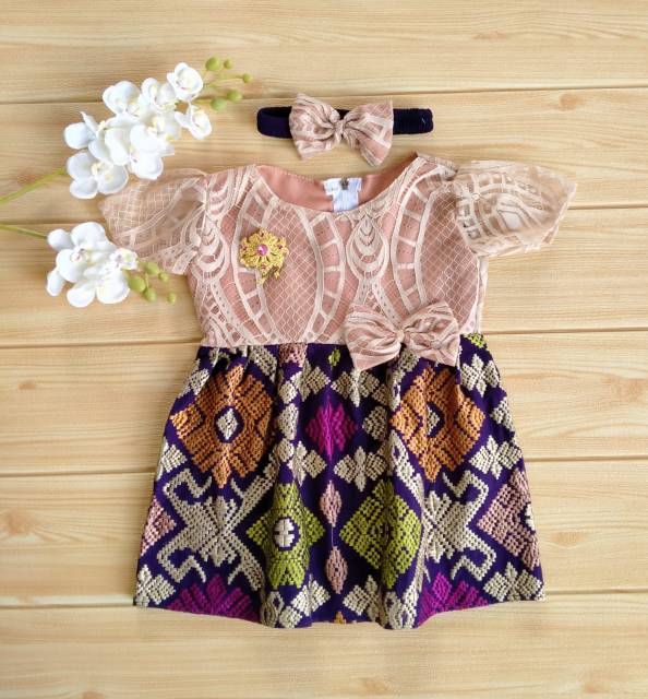 Dress anak / dress brokat /dress bordir /dress cantik