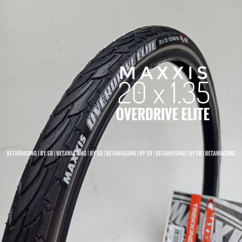 Ban Luar Sepeda 20 x 1.35 Ban MAXXIS Overdrive Elite With Reflector Ban Luar Sepeda Lipat 20 406