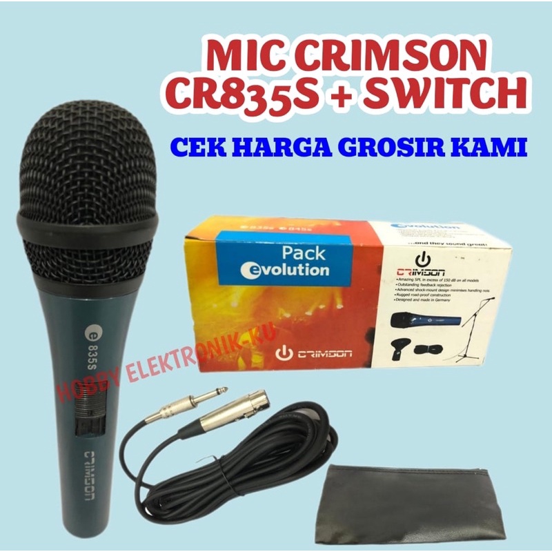 MICROPHONE CRIMSON CR-835 + SWITCH