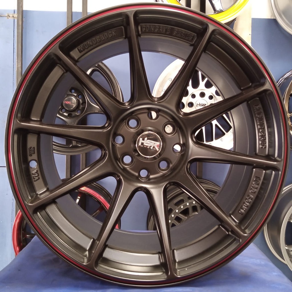 Velg Mobil HSR SHINJUKU JD8051 Ring 17 Velg Racing XXR Jazz Mobilio Yaris Grand Livina Gratis Ongkir