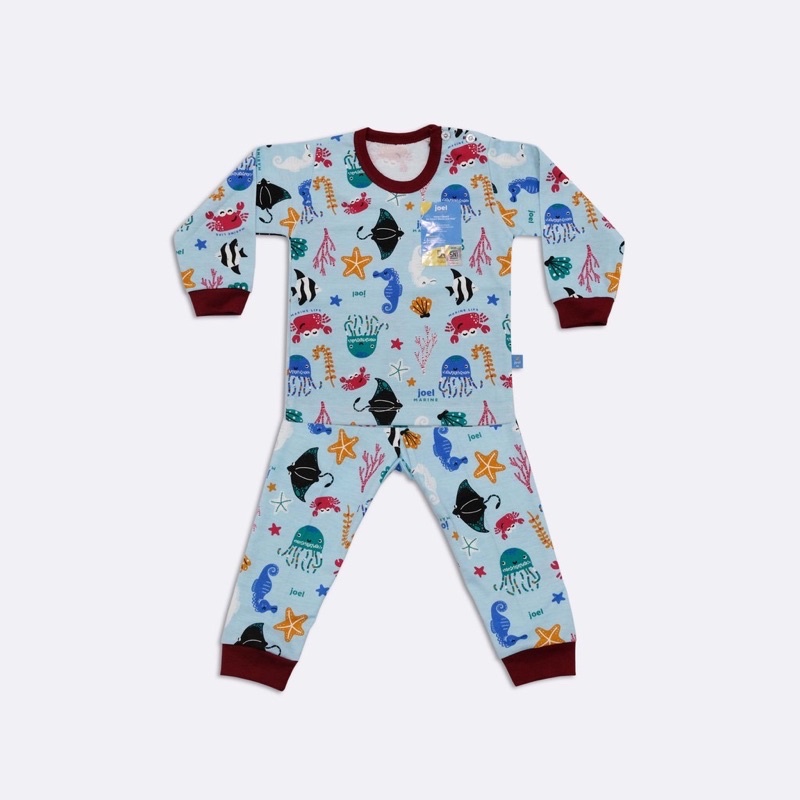 Setelan Panjang Bayi Motif Marine ( JOEL )