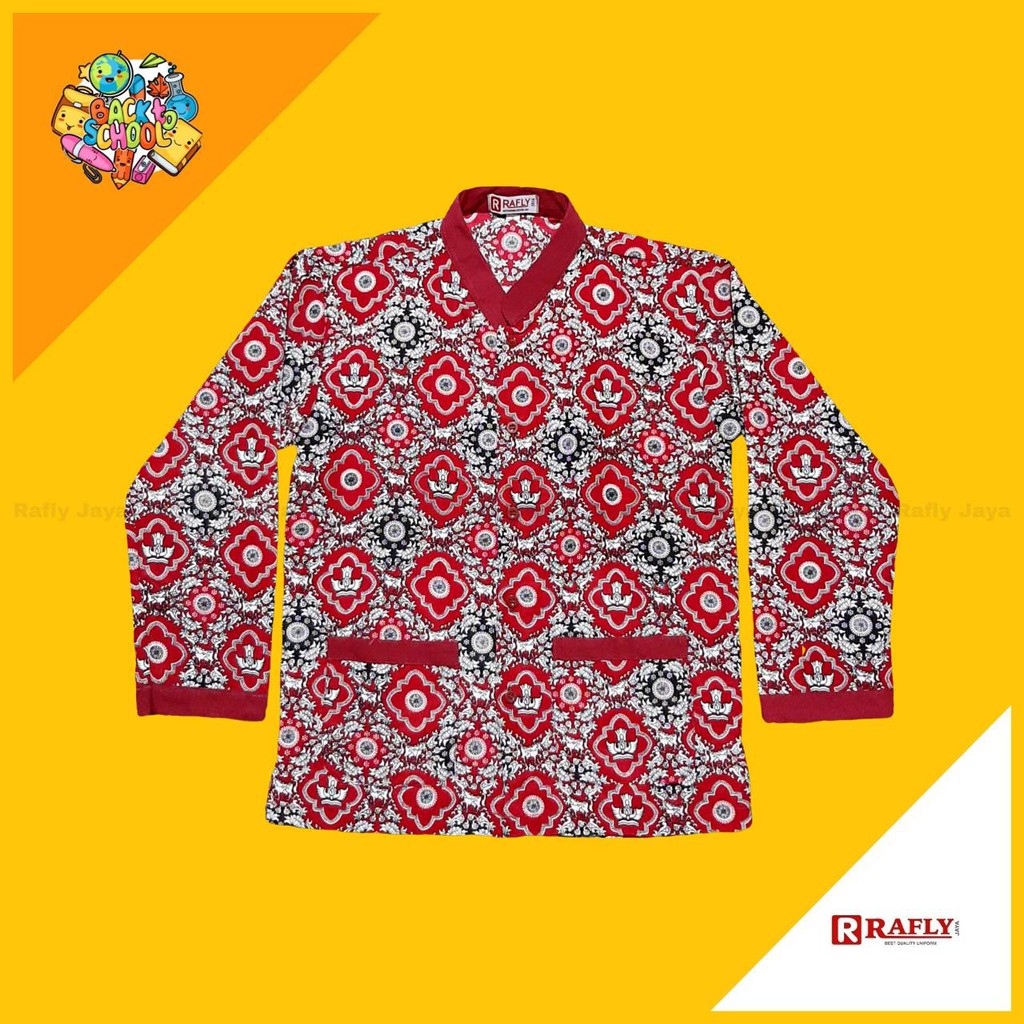 Baju Batik SD Tutwuri Panjang Putra Putri / Rafly Jaya