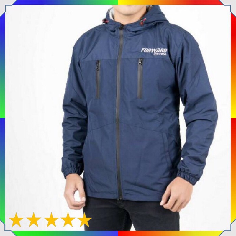 JAKET PARKA PARASUT PRIA GUNUNG MOTOR TAHAN AIR DAN TAHAN ANGIN WATERPROOF WINDERPROOF ORIGINAL FWRD