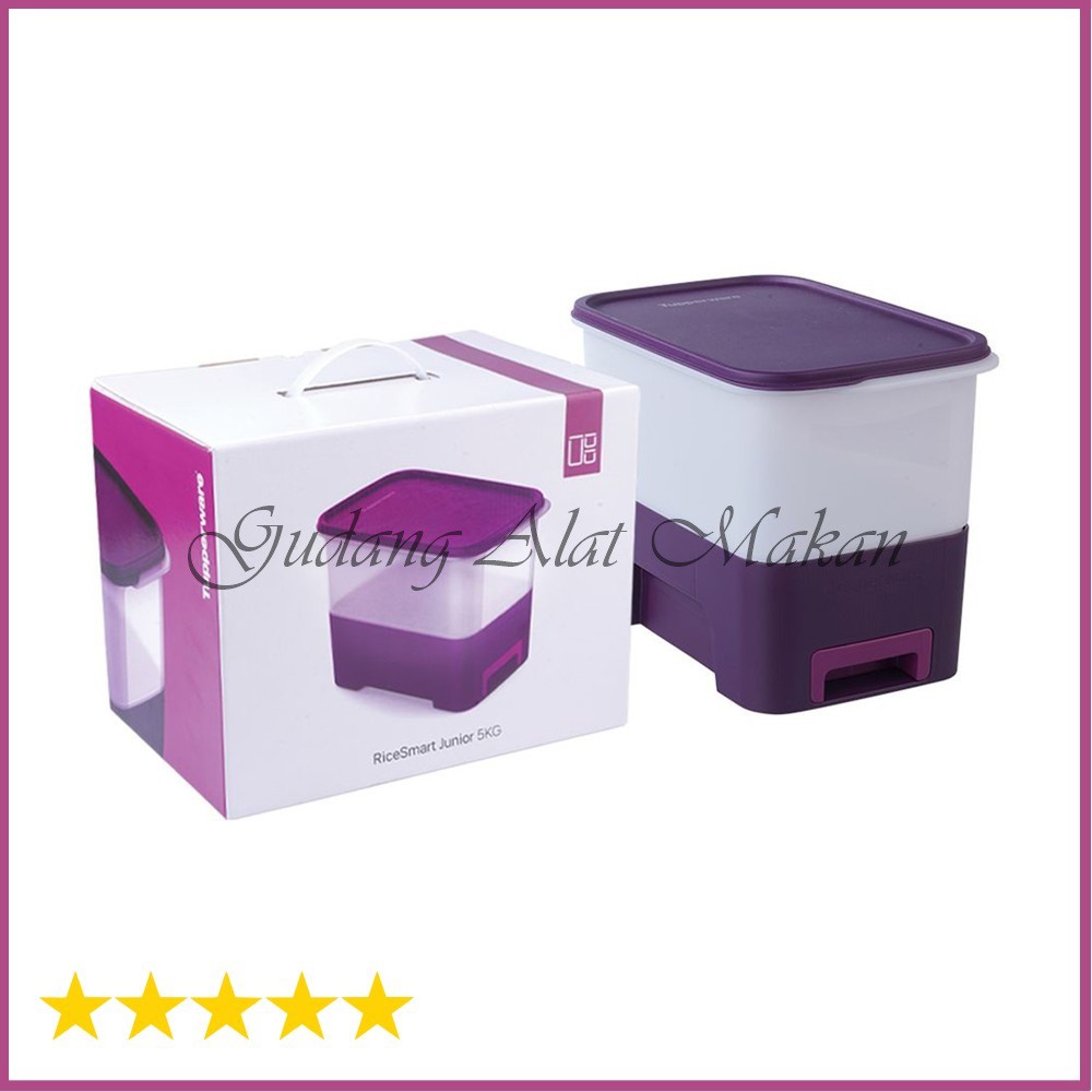 TUPPERWARE Rice Smart Junior 5kg TEMPAT BERAS