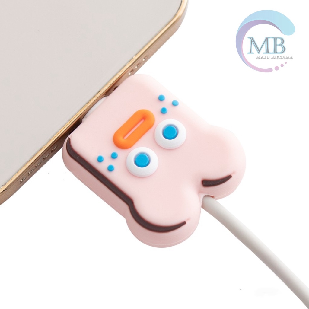 food Cable Bite Pelindung Ujung Kabel Cable Saver Cable Protector karakter makanan MB2909