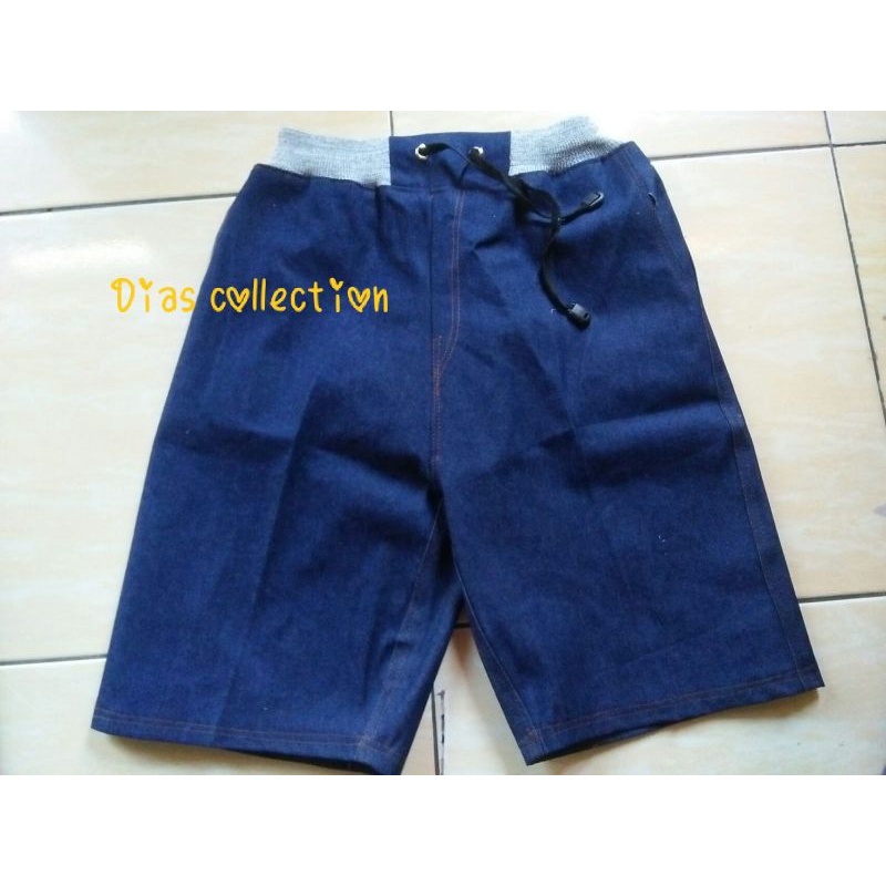 Celana pendek pria jeans melar termurah terbaru premium good Quality