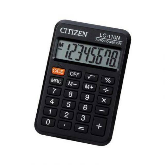 

CITIZEN LC 110N /KALKULATOR POKET 100% ORIGINAL