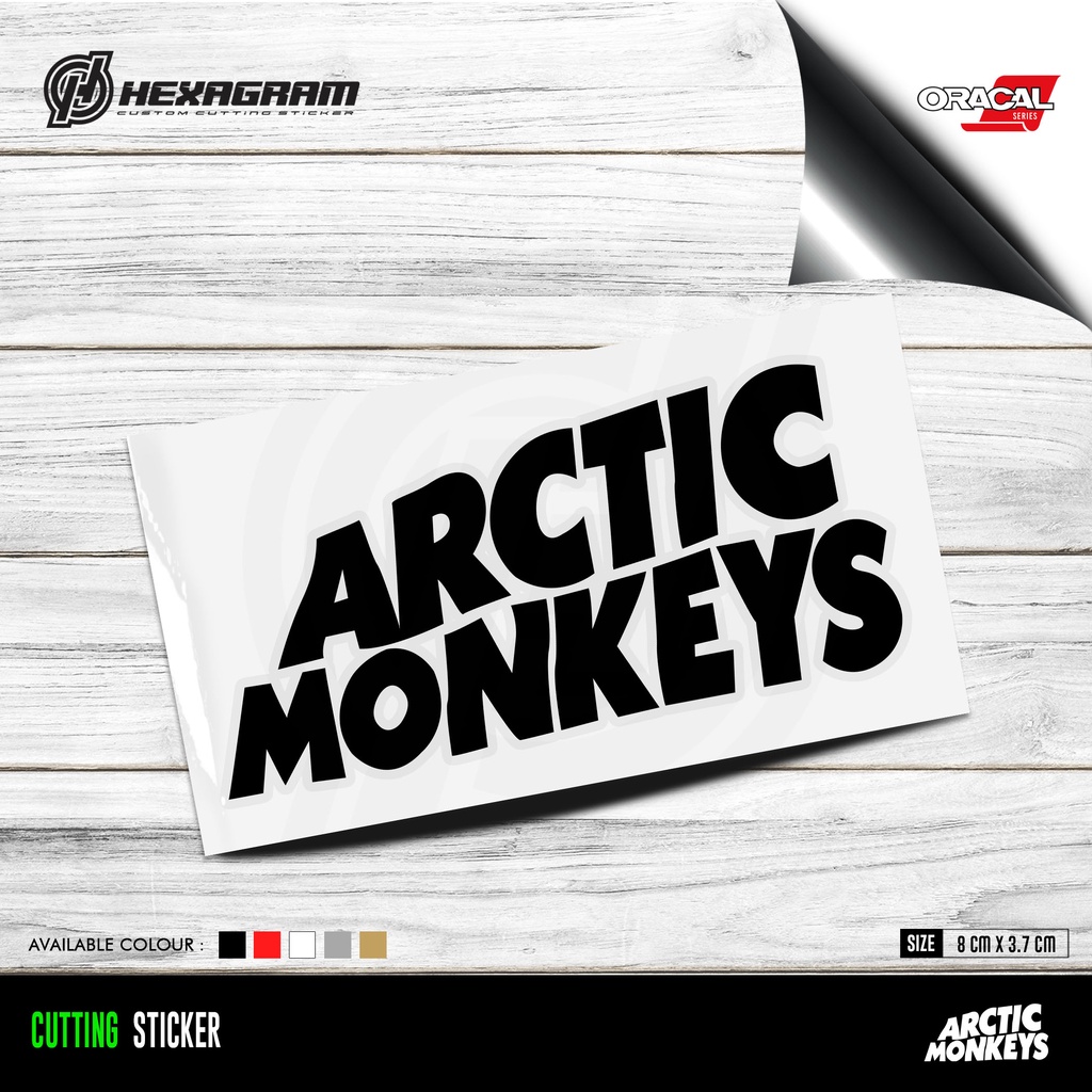 Cutting Sticker Arctic Monkeys | Stiker Cutting Arctic Monkeys