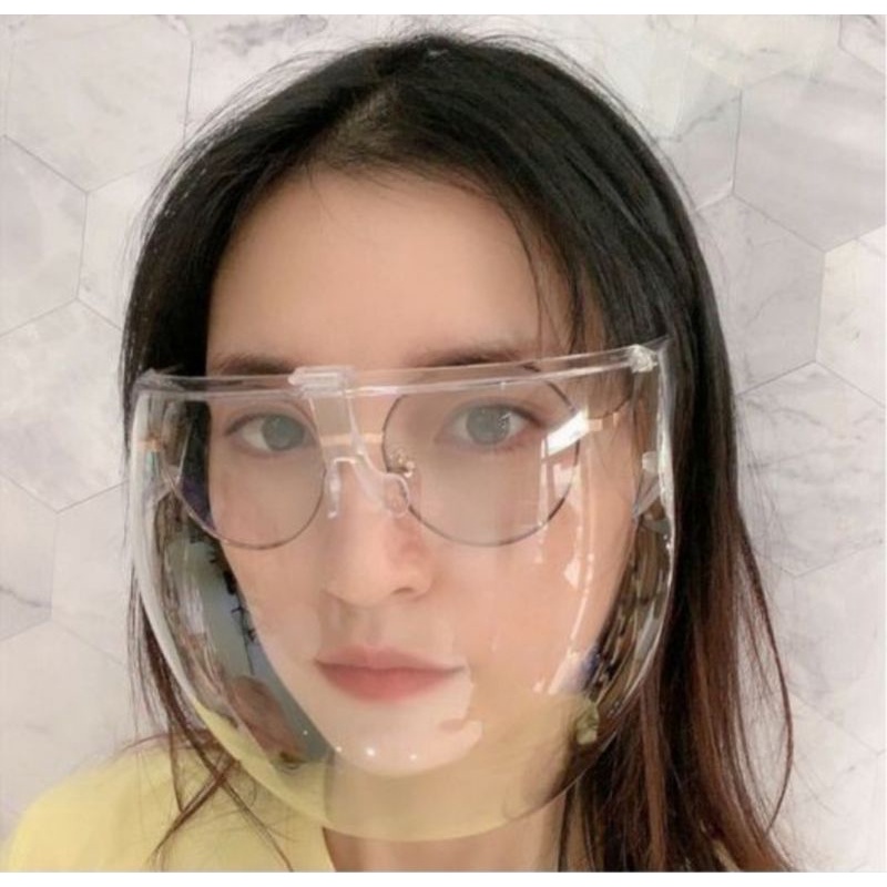 Face shield Akrilik Premium Acrylic - Faceshield Kacamata Sultan Akrilik Face Shield Nagita Acrylic