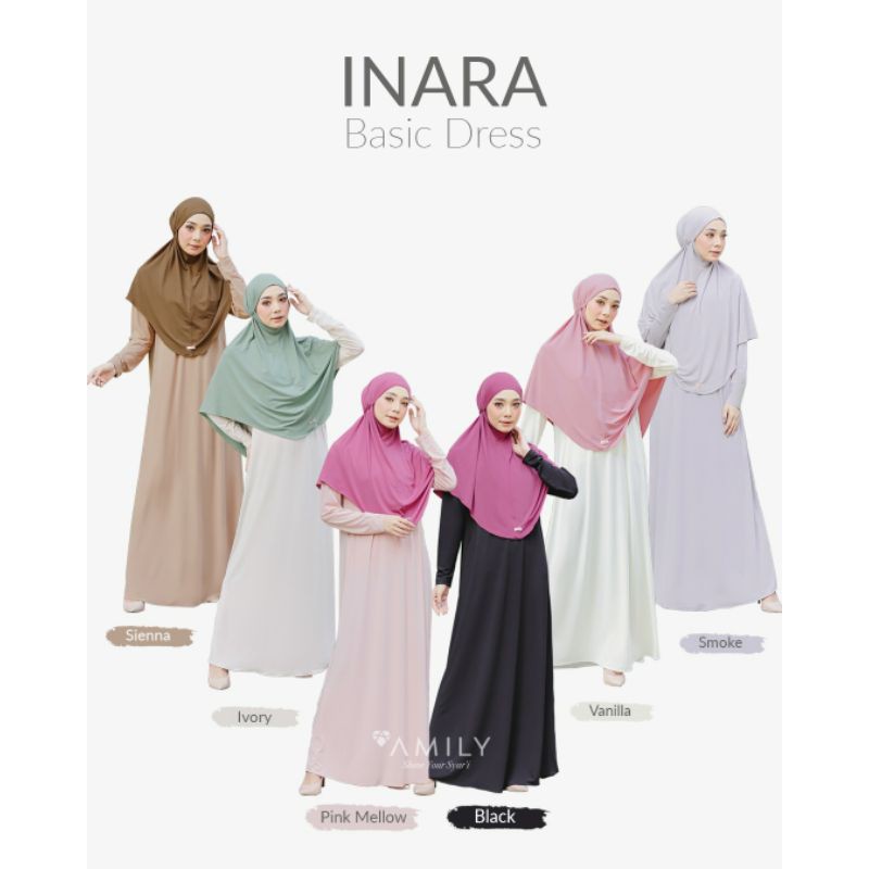 Inara gamis basic amily