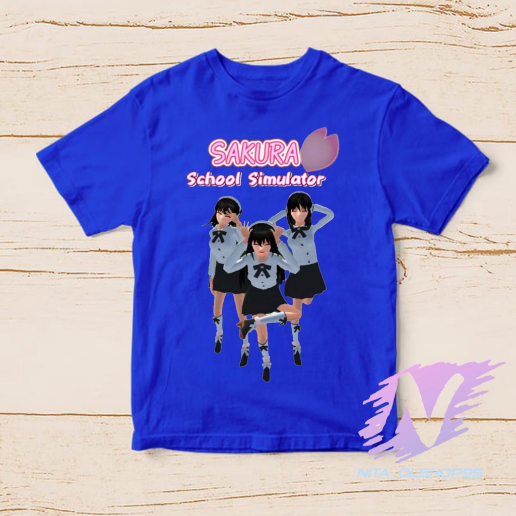 baju kaos anak sakura school simulator kaos sakura