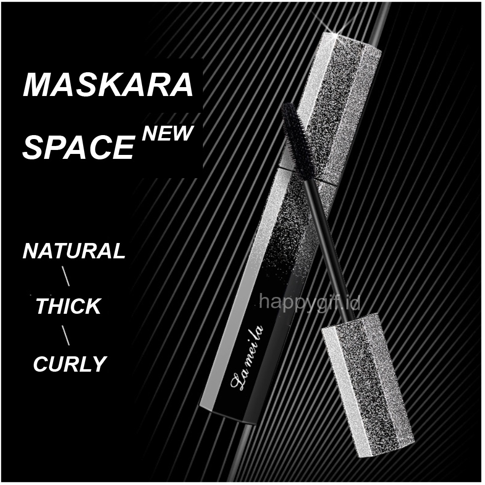 LAMEILA Maskara Space Natural Thick Curly Waterproof Tebal Lentik LA047