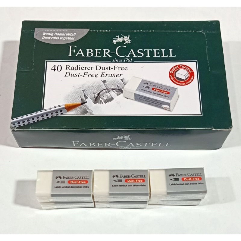 

Penghapus Faber castell dust free (Anti residu debu)