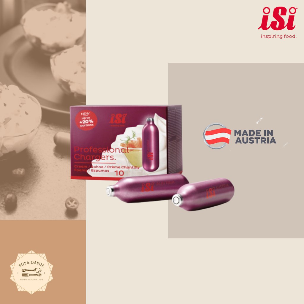 

ISI Refill Whip Cream Charger - Made in Austria
