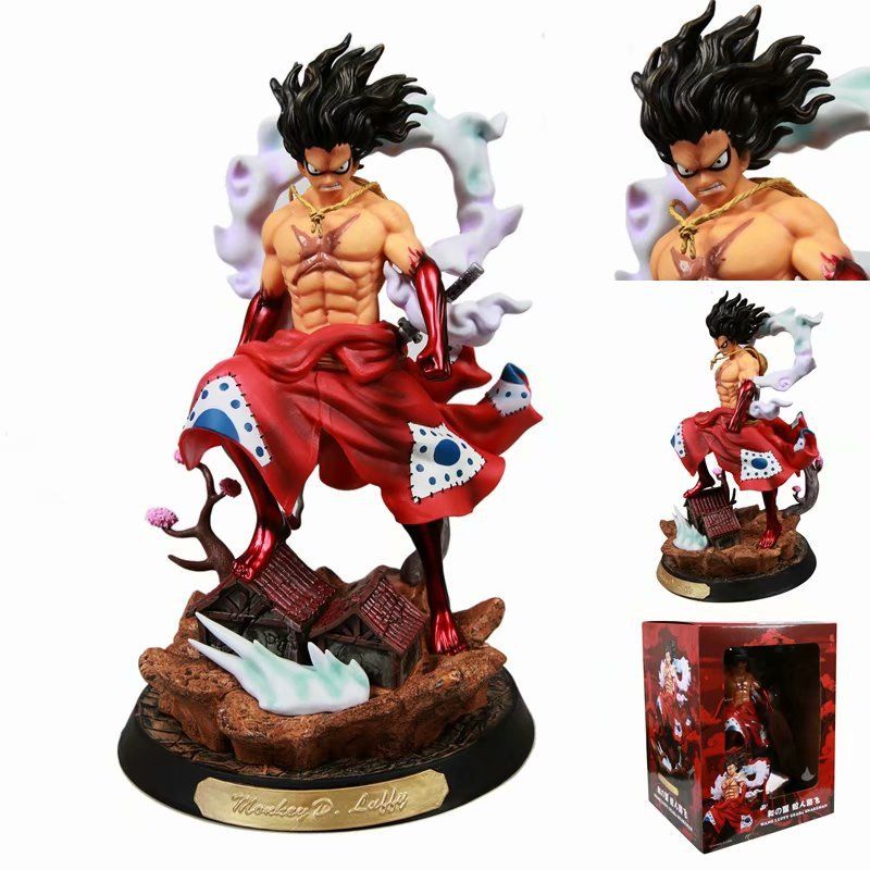 figure one piece luffy GK Snake men action figure GK luffy gear 4 super effect one piece figure one 