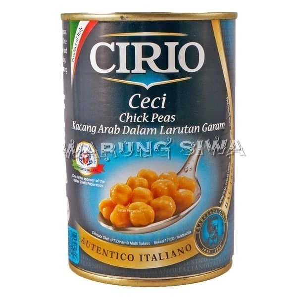 

cirio ceci chick peas - kacang arab dalam larutan garam 400 gram
