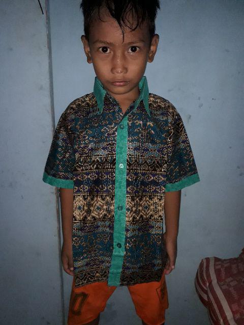 Kemeja Anak Batik Prada