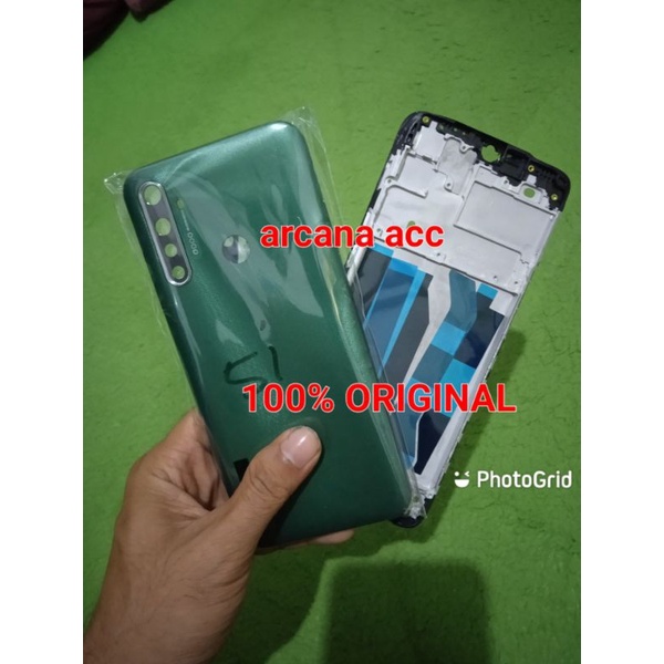 back cover casing housing tutup belakang bezel frame lcd Oppo Realme 5i
