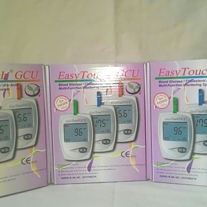 Easy Touch GCU/Alat Tes Gula Darah/Alat Asam Urat/Alat Tes Kolesterol