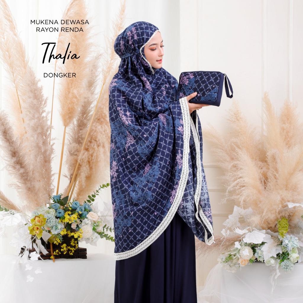 PUSAT MUKENA TASIK - MUKENA DEWASA RENDA RAYON THALIA